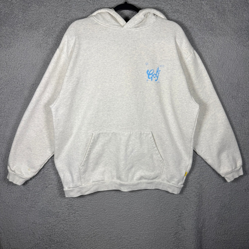 Golf Wang Grey Heather Winged Airbrush Heart Hoodie Mens XL Tyler The Creator